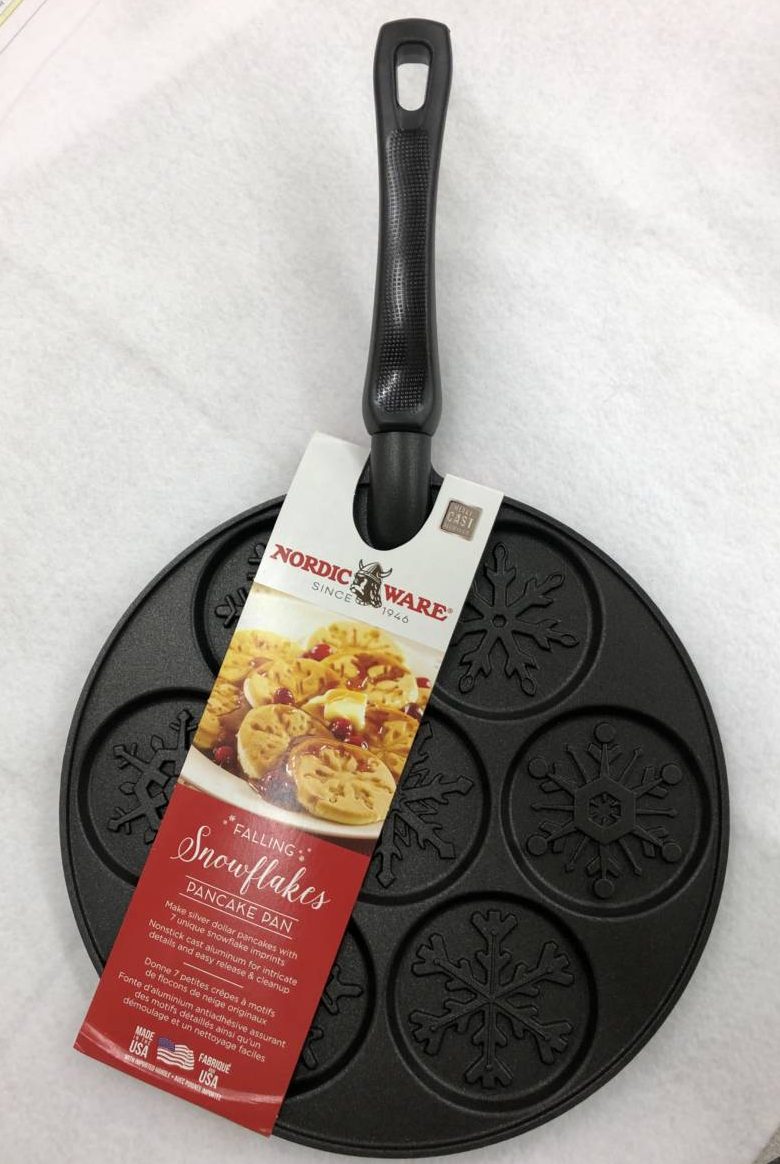 Nordic Ware Falling Snowflakes Nonstick Pancake Pan